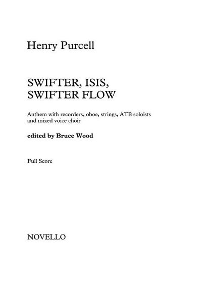 H. Purcell y otros.: Swifter Isis Swifter Flow (Full Score)