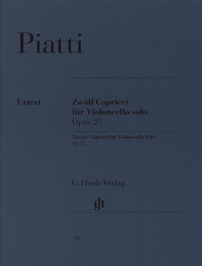 Piatti, Alfred: 12 Capricci op. 25