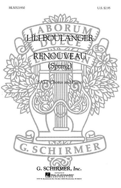 L. Boulanger: Renouveau, GchKlav (Chpa)