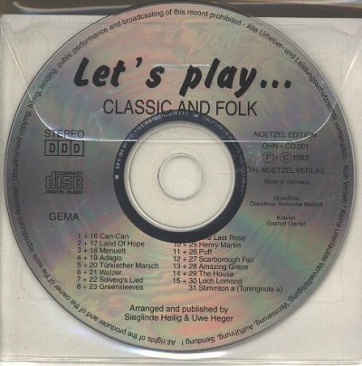 Let's Play Classic And Folk Cd 001