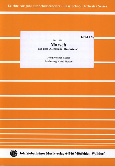 G.F. Haendel: Marsch (Occasional Oratorium)