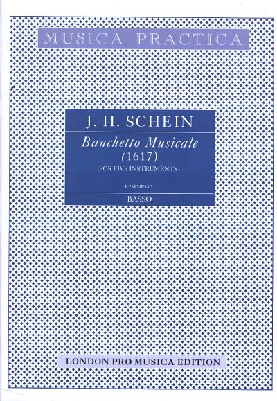 J.H. Schein: Banchetto Musicale, 5Instr (Bass)