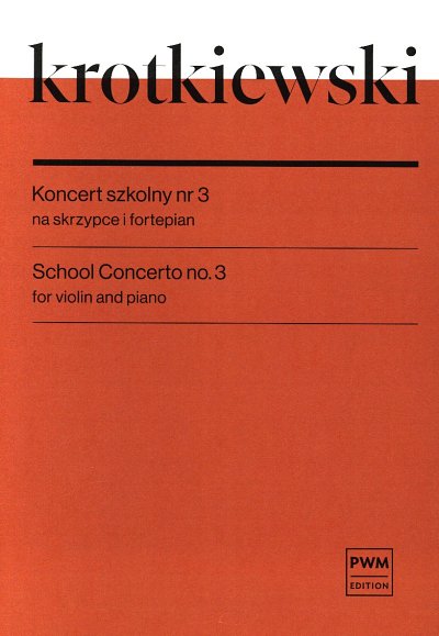 AQ: School Concerto No. 3, VlKlav (KlavpaSt) (B-Ware)