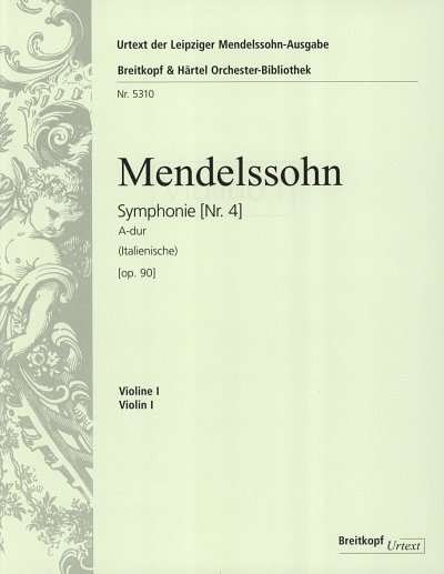 F. Mendelssohn Bartholdy: Symphony No. 4 in A-Major op. 90 "Italian"