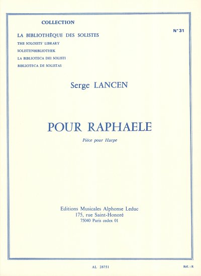 S. Lancen: Pour Raphaele, Hrf