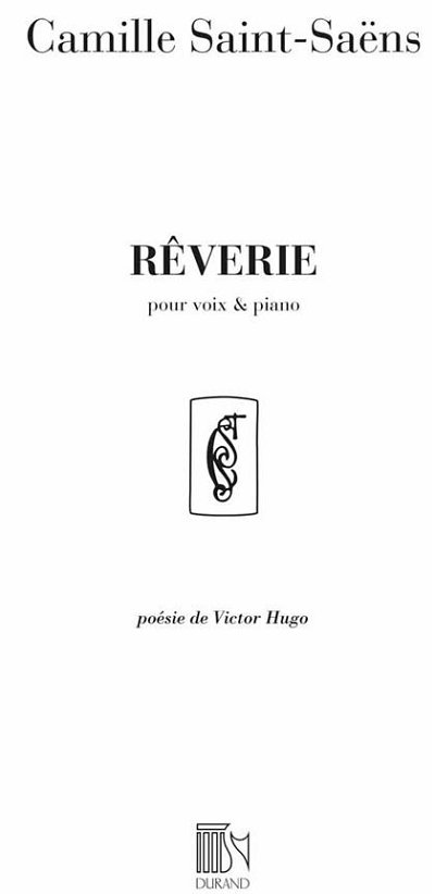 C. Saint-Saëns: Reverie Mezzo-Piano, GesKlav