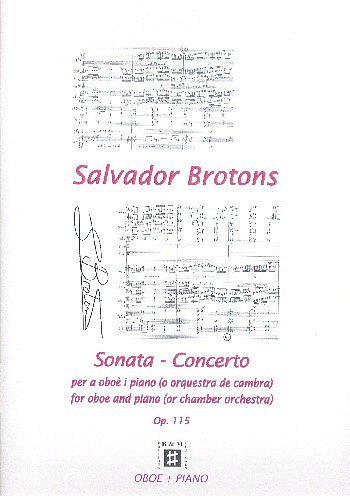 S. Brotons: Sonata-Concerto op.115, ObKlav (KlavpaSt)
