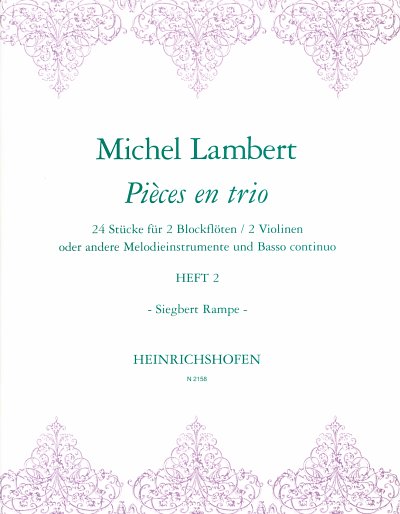 Lambert M.: Pieces En Trio 2