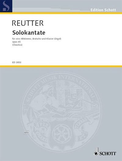 H. Reutter: Solokantate op. 45