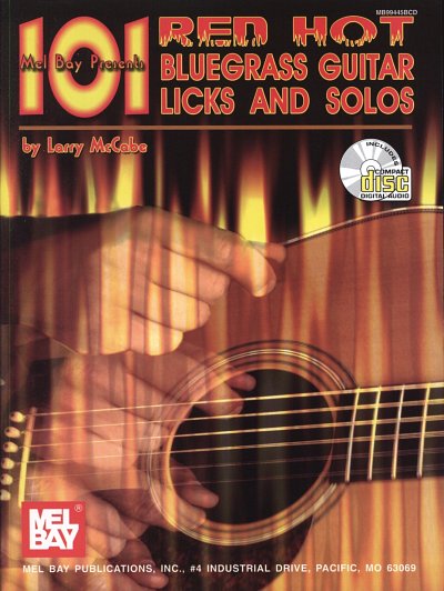 L. McCabe: 101 Red Hot Bluegrass Guitar Licks , Git (Tab+CD)