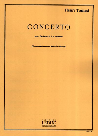 H. Tomasi: Concerto For Clarinet And Orchestra, Klar