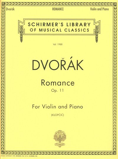 A. Dvo_ák: Romance, Op. 11, VlKlav (KlavpaSt)