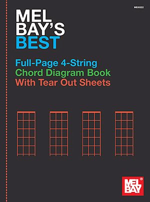 Mel Bay's Best Full-Page 4-String Chord Diagram (Bu)