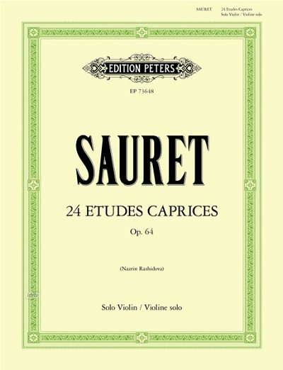 É. Sauret: 24 Etudes Caprices, Op. 64, Viol