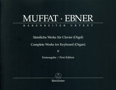 AQ: G. Muffat: Sämtliche Werke II, Orgm/Cemb (B-Ware)
