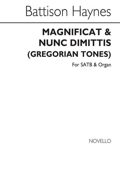 Magnificat And Nunc Dimittis (Gregorian Tones, GchOrg (Chpa)
