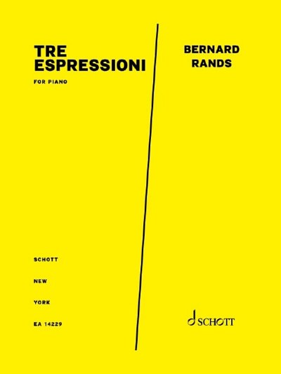 B. Rands: Tre Espressioni, Klav (Spiral)