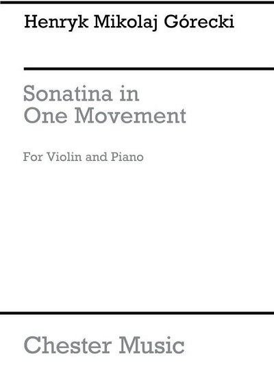 Sonatina In One Movement Op.8, VlKlav (KlavpaSt)