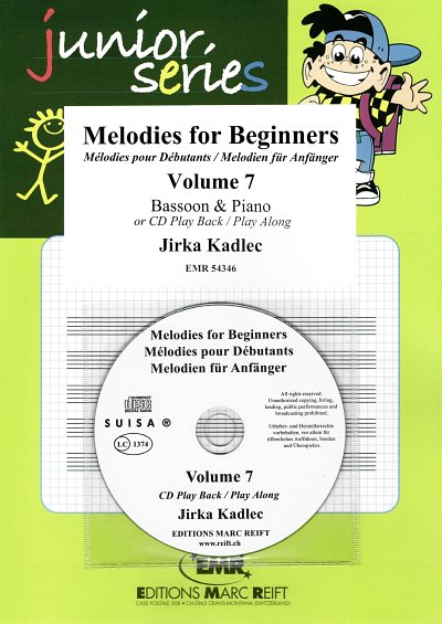 J. Kadlec: Melodies for Beginners Volume 7, FagKlav (+CD)