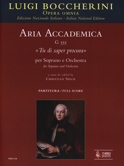 L. Boccherini: Aria accademica Tu di saper, GesSOrch (Part.)