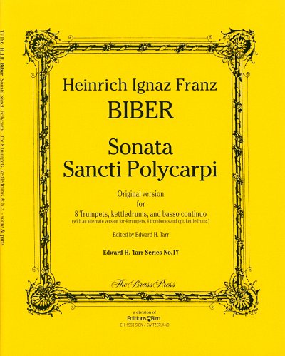 H.I.F. Biber: Sonata Sancti Polycarpi, 8TrpPkBc (Pa+St)