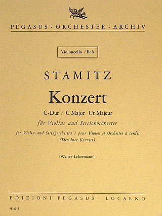 J. Stamitz: Konzert C-Dur fuer Violine, Vc/Kb