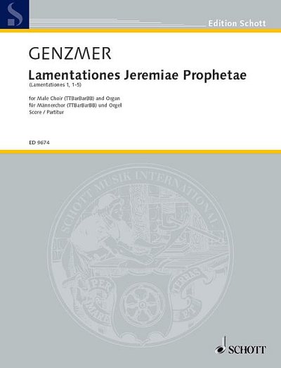 DL: H. Genzmer: Lamentationes Jeremiae Prophetae (Part.)