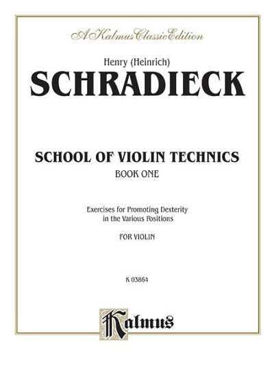 H. Schradieck: School of Violin Technics, Viol