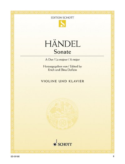 DL: G.F. Händel: Sonate A-Dur, VlKlav