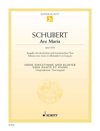 DL: F. Schubert: Ave Maria B-Dur