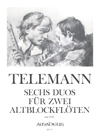 G.P. Telemann: 6 Duos . TWV 40:124-129, 2Ablf (SpPart)
