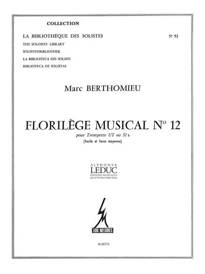 M. Berthomieu: Florilege Musical N012 (Bu)