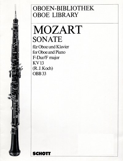 W.A. Mozart: Sonate F-Dur KV 13 , ObKlav