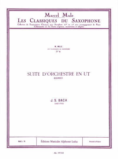 J.S. Bach: Bourrée (Part.)