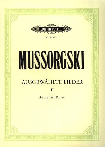 M. Mussorgski: Lieder 2 - Original