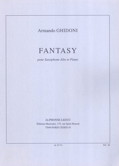 A. Ghidoni: Fantasy, ASaxKlav (KlavpaSt)