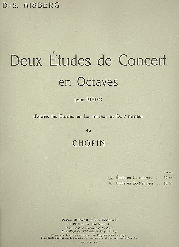 Etude-Concert 2 Chopin Piano , Klav