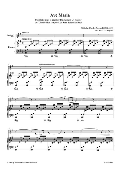 DL: C. Gounod: Ave Maria, Oboe, Klavier