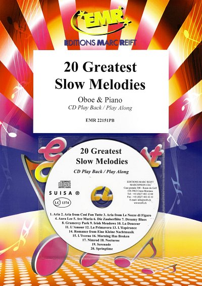 20 Greatest Slow Melodies, ObKlav (+CD)