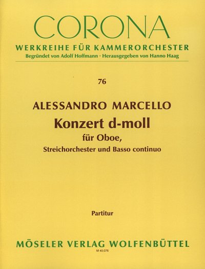 B. Marcello: Konzert d-Moll (Part.)