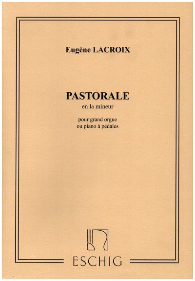 Pastorale La Min Orgue , Org (Part.)