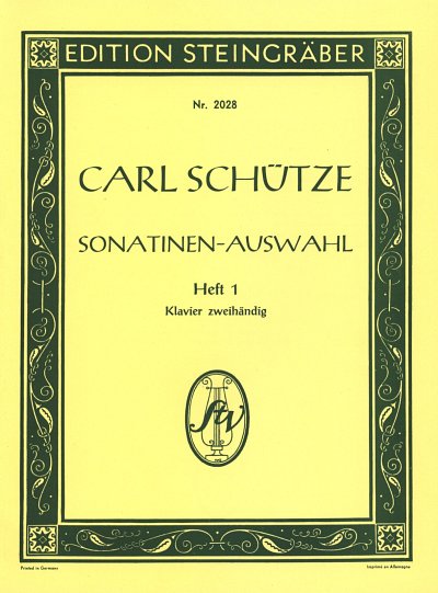 C. Schütze: Sonatinen-Auswahl, Heft 1, Klav