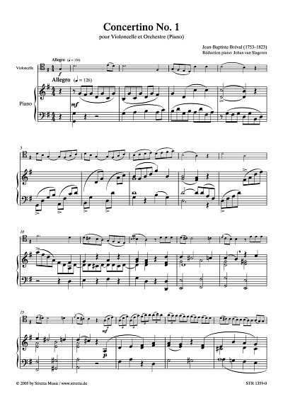 DL: J.-B. Breval: Concertino Nr. 1 G-Dur