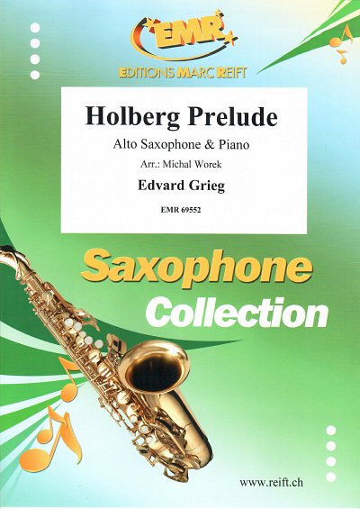 E. Grieg: Holberg Prelude, ASaxKlav