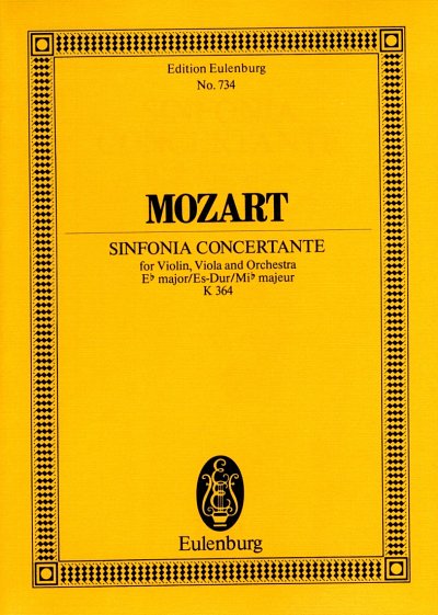 W.A. Mozart: Sinfonia concertante Es-Dur KV 364 (1779)