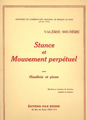 Stance Et Mouvt Hbt-Piano , Ob (Part.)
