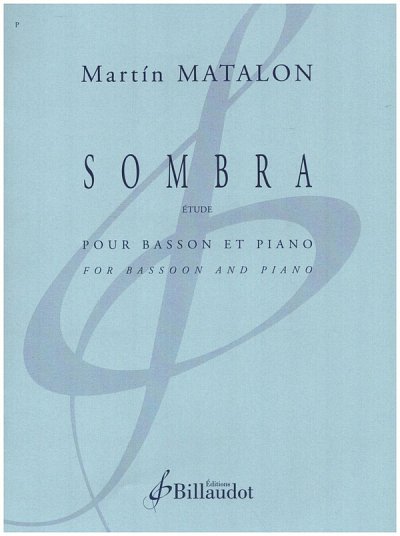 M. Matalon: Sombra - Etude, FagKlav (Part.)