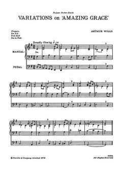 A. Wills: Variations On Amazing Grace & Toccata for, Org (0)