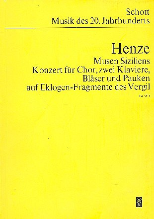 H.W. Henze: Musen Siziliens  (Stp)