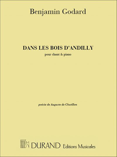 B. Godard: Dans Les Bois Chant Piano